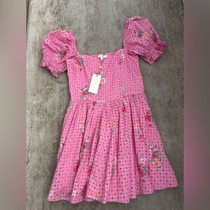 Brand new NWT Love Shack Fancy Altima Pink Parade Dress